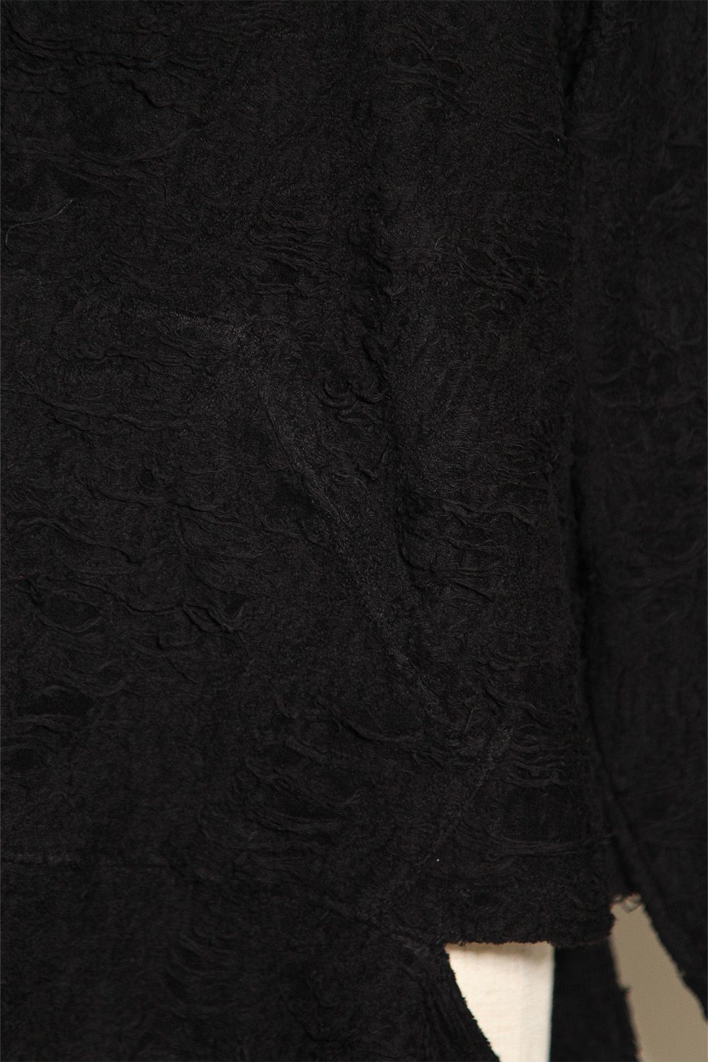 アシンメトリークルーネック / ASYMMETRY CREW NECK / ブラック / ag-12081-2
