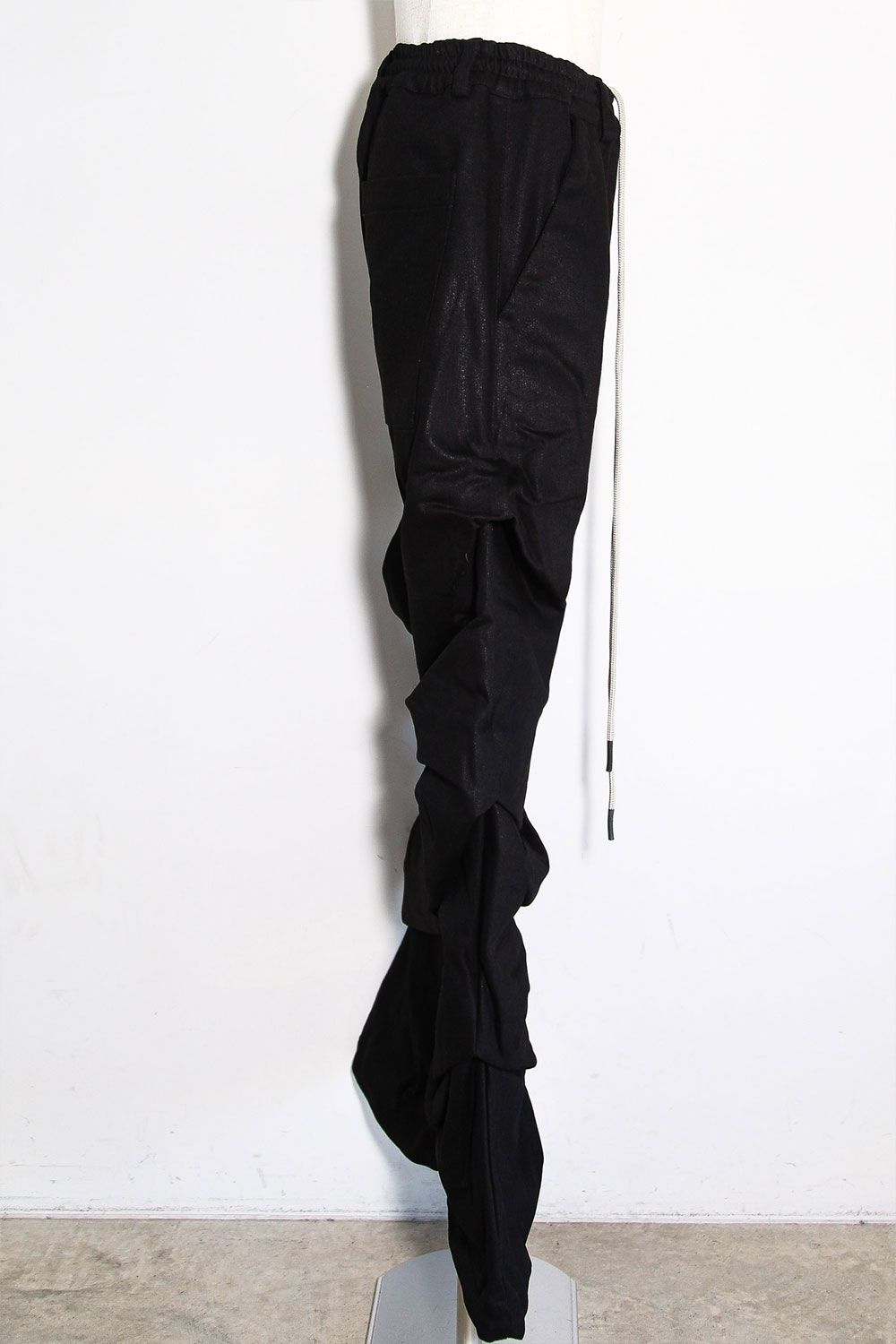 ブーツカットタックパンツ / BOOTS CUT TUCK PANTS / ブラック / ag-8060-2