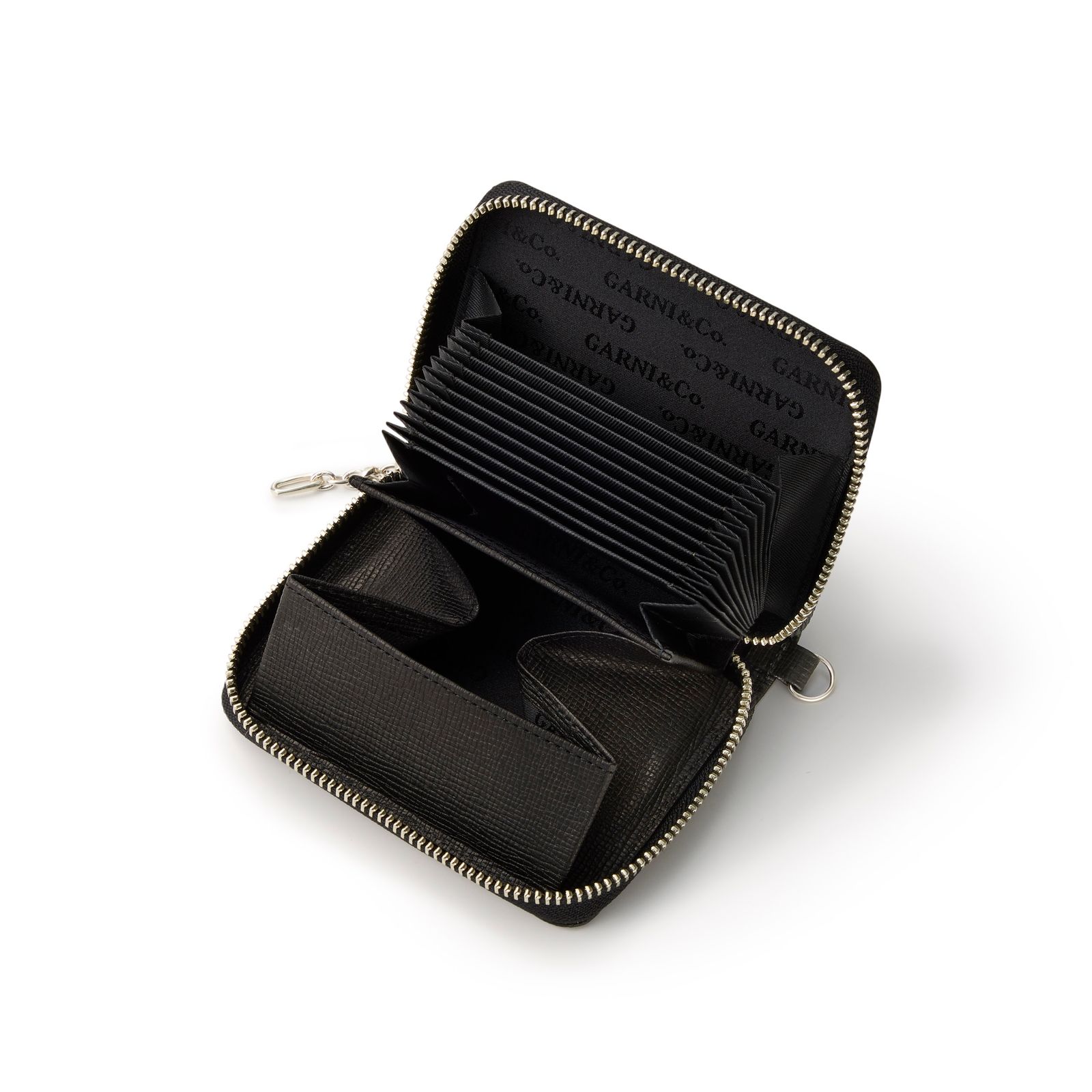 Sign Zip Fold Wallet / ブラック