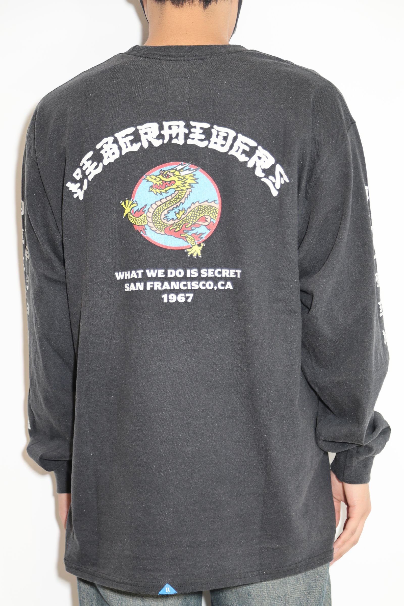 DRAGON L/S TEE / ブラック