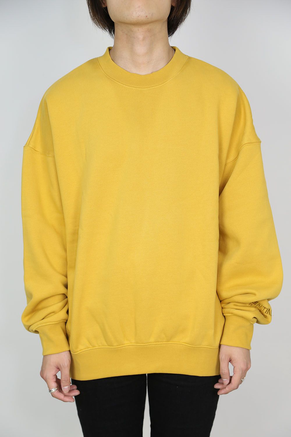 【LB限定】CREW SWEAT REFLECTOR / イエロー