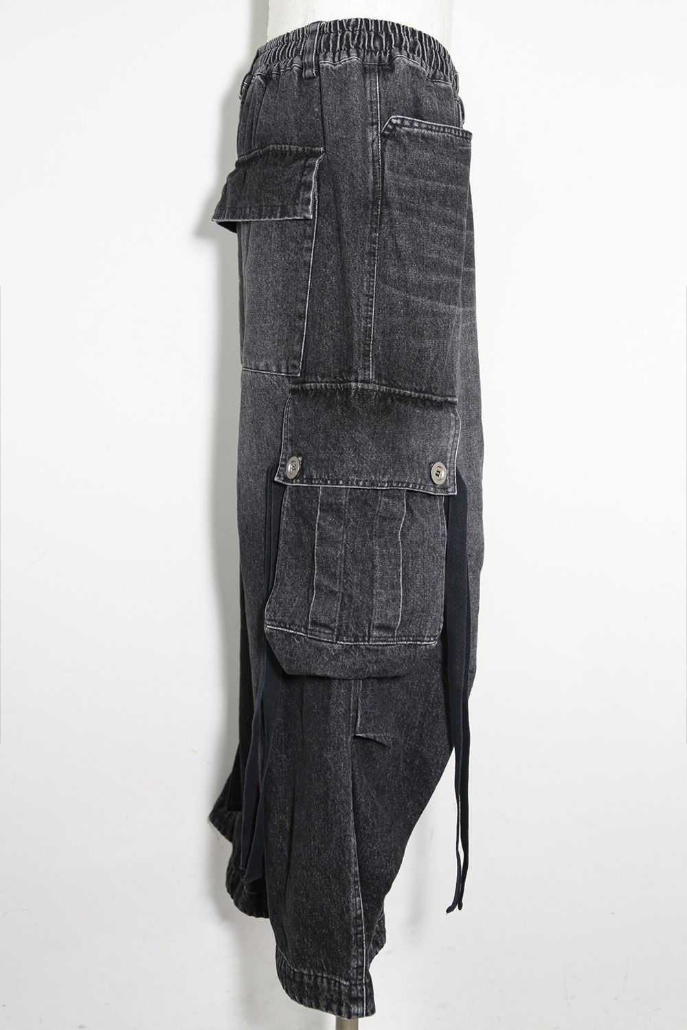 ヴィンテージデニムワイドパンツ / VintageDenim Wide Pants / ブラック / ag-8062