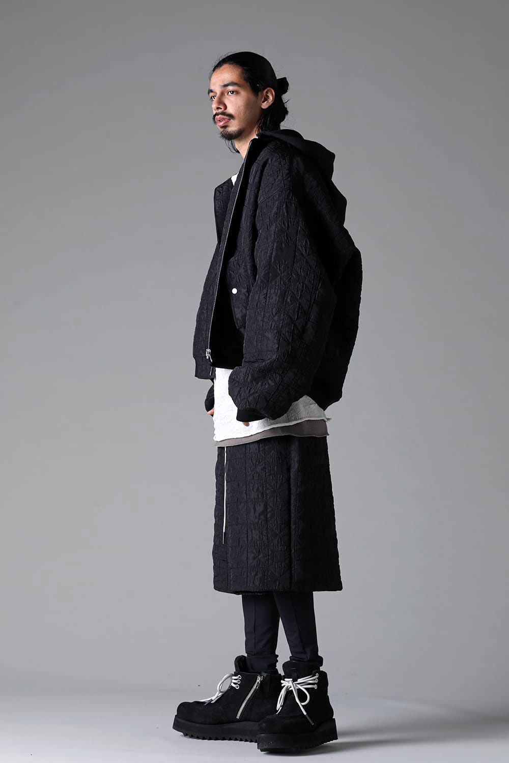 JUMBO HOODED MA-1 BLOUSON / ブラック