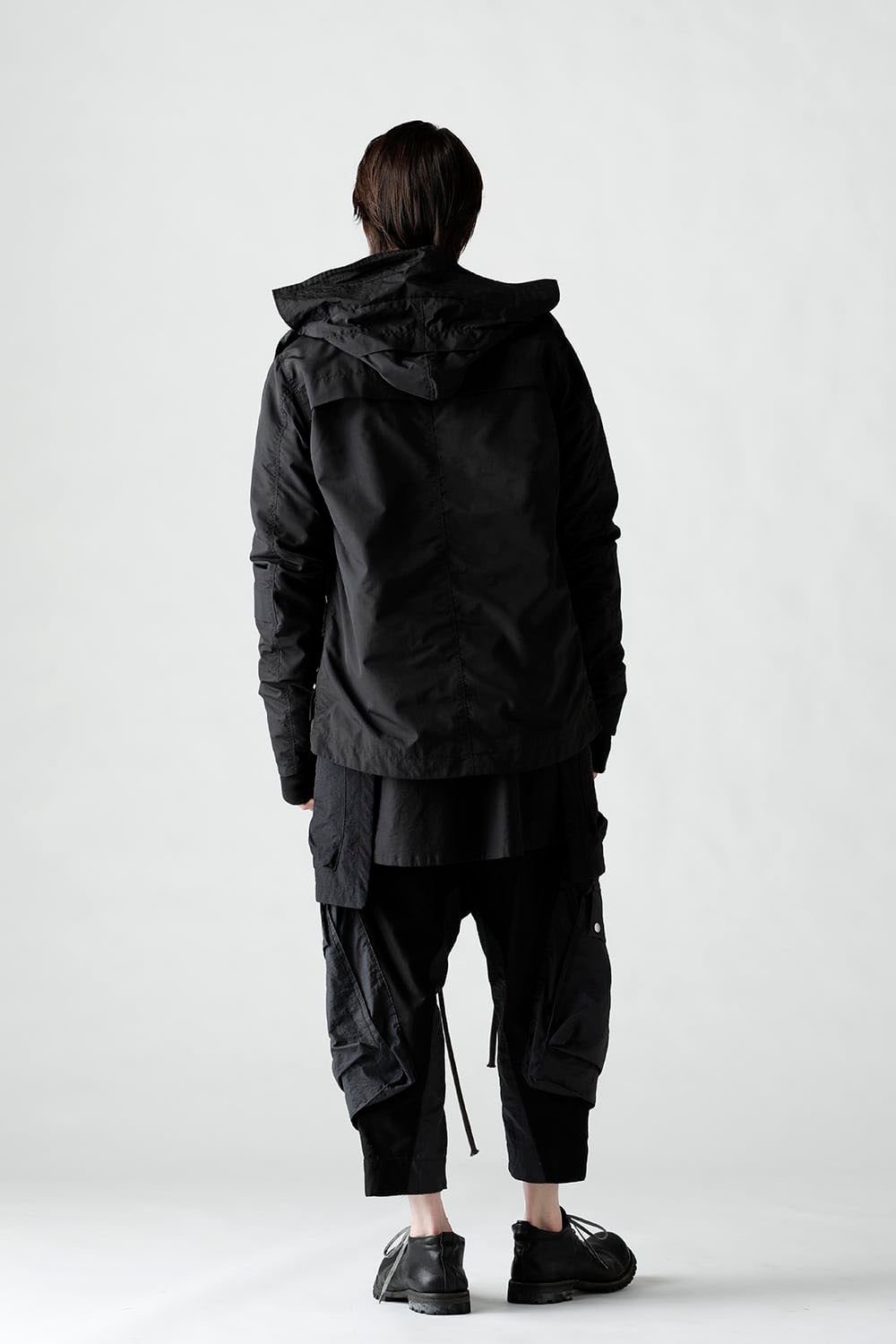Nylon Hoodie Blouson / ブラック