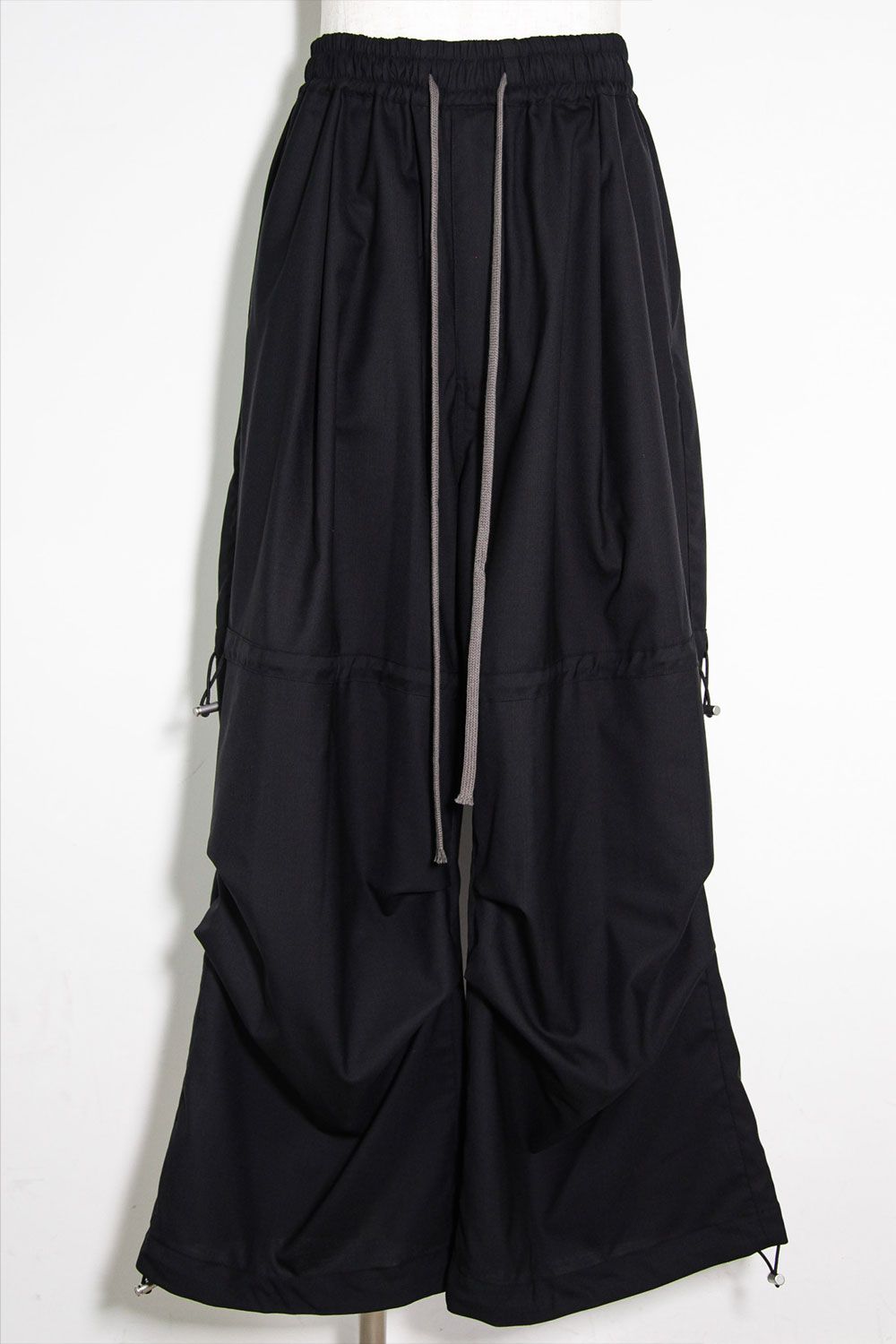 サマーウールワイドパンツ / Wide Pants / ブラック / ag-9093-1