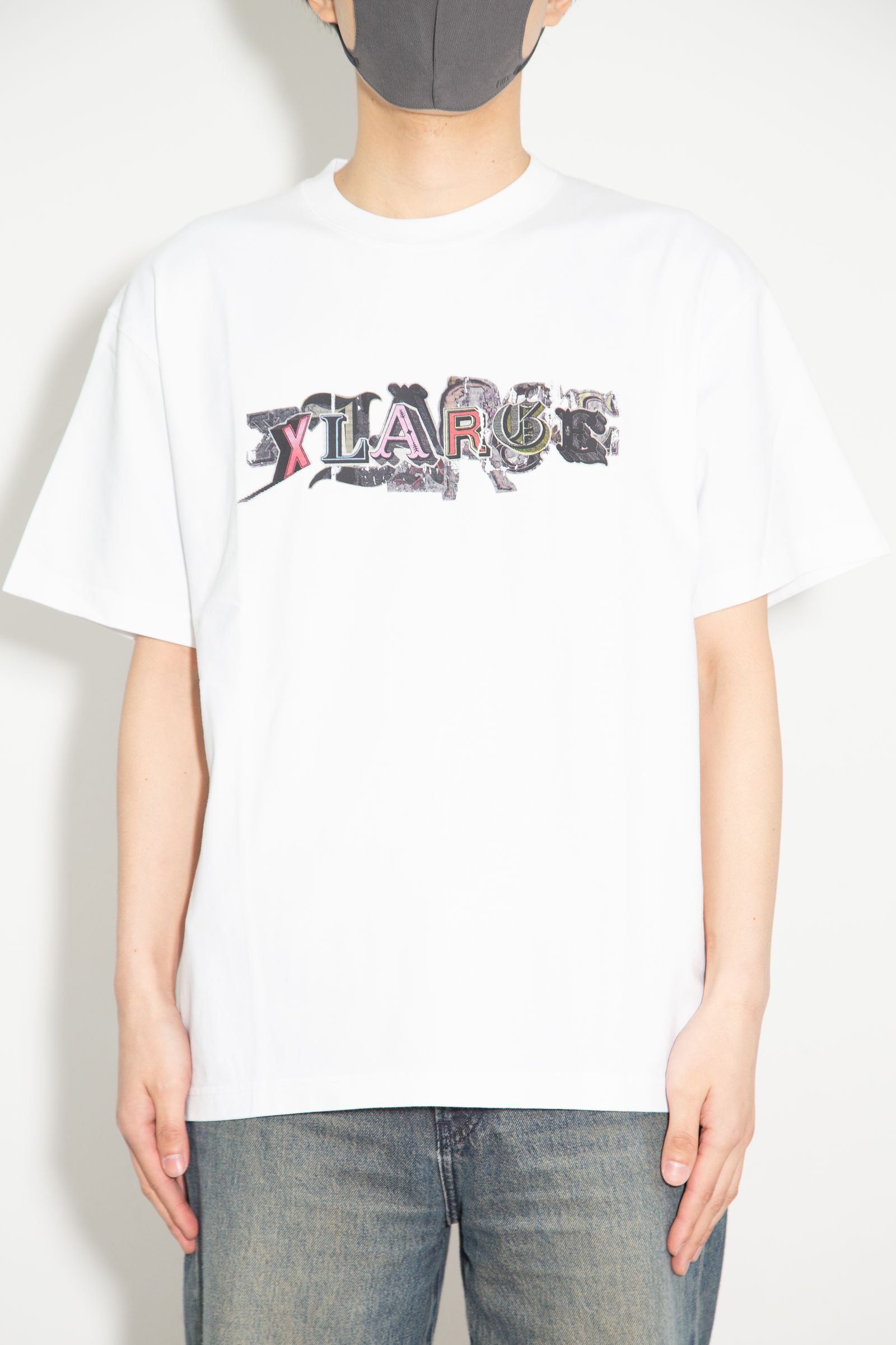 LETTERING S/S TEE / ホワイト