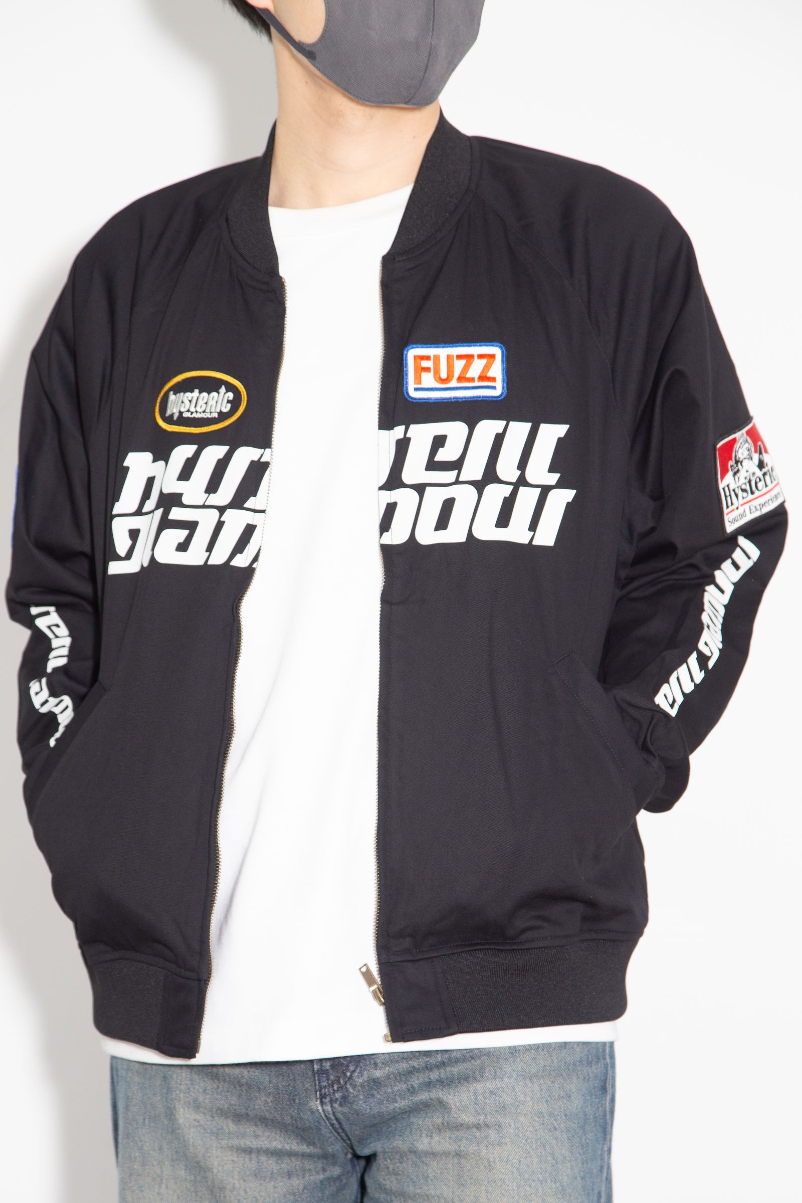 SOUND EXPERIENCE リブブルゾン / ブラック