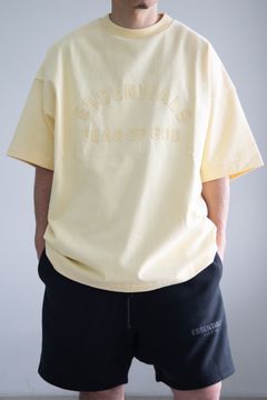 24SS FRONT LOGO SS TEE / ガーデンイエロー