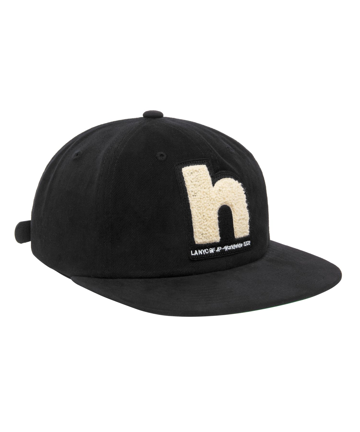 SALE 在庫限り HUF CHENILLE PATCH 6-PANEL CAP HUF - CHENILLE PATCH 6-PANEL HAT / ブラック | Tempt