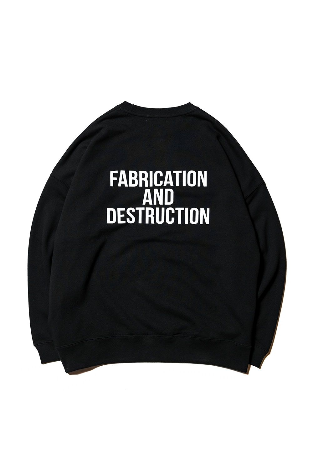 CUTRATE LOGO DROPSHOULDER CREW NECK SWEAT / ブラック