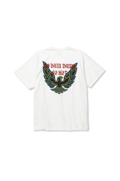 BINDER NECK WING LOGO VINTAGE TEE ＜NATURALLY PAINT DESIGN＞ / ホワイト