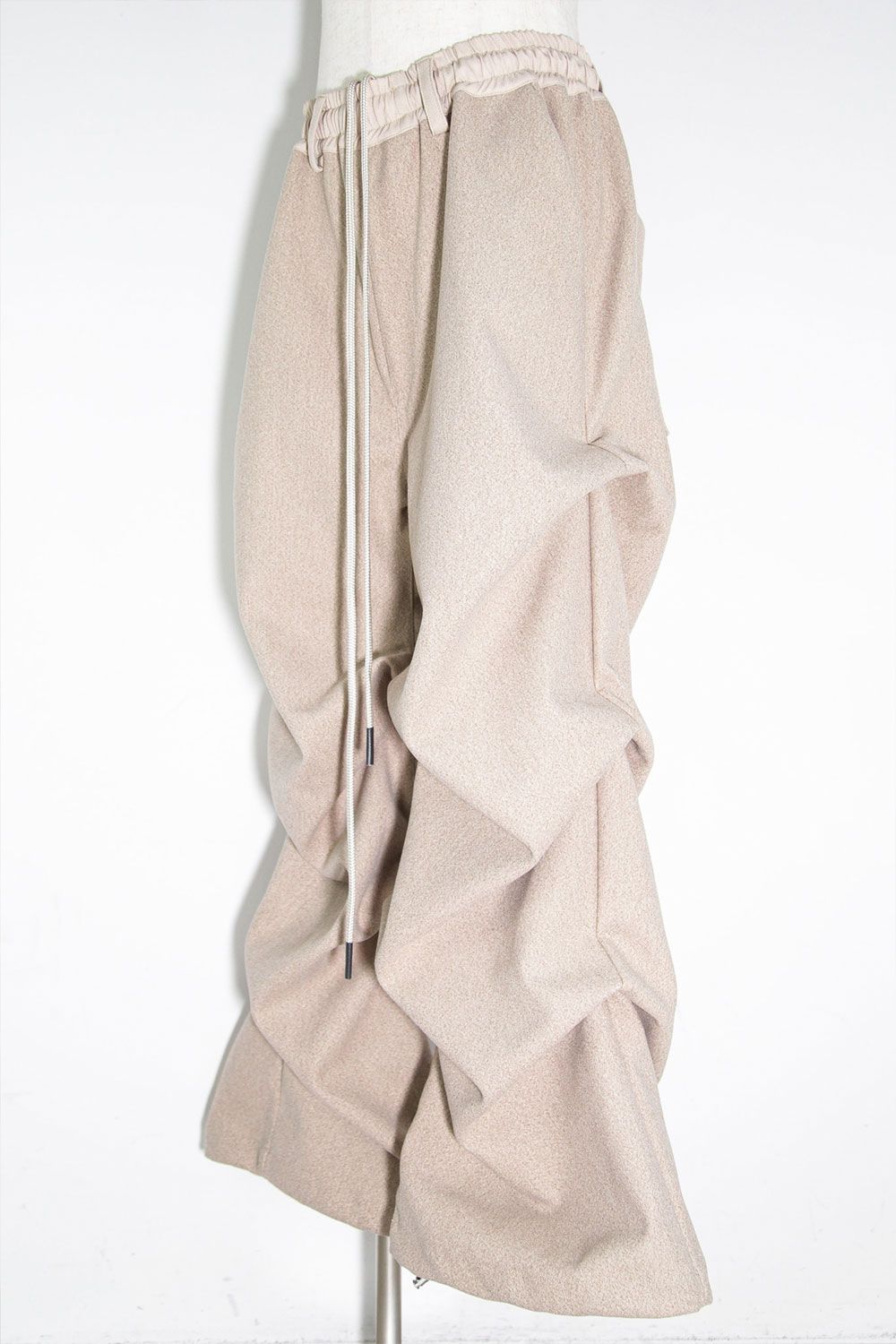 タックワイドパンツ / Tuck Wide Pants / ベージュ / ag-10080-1