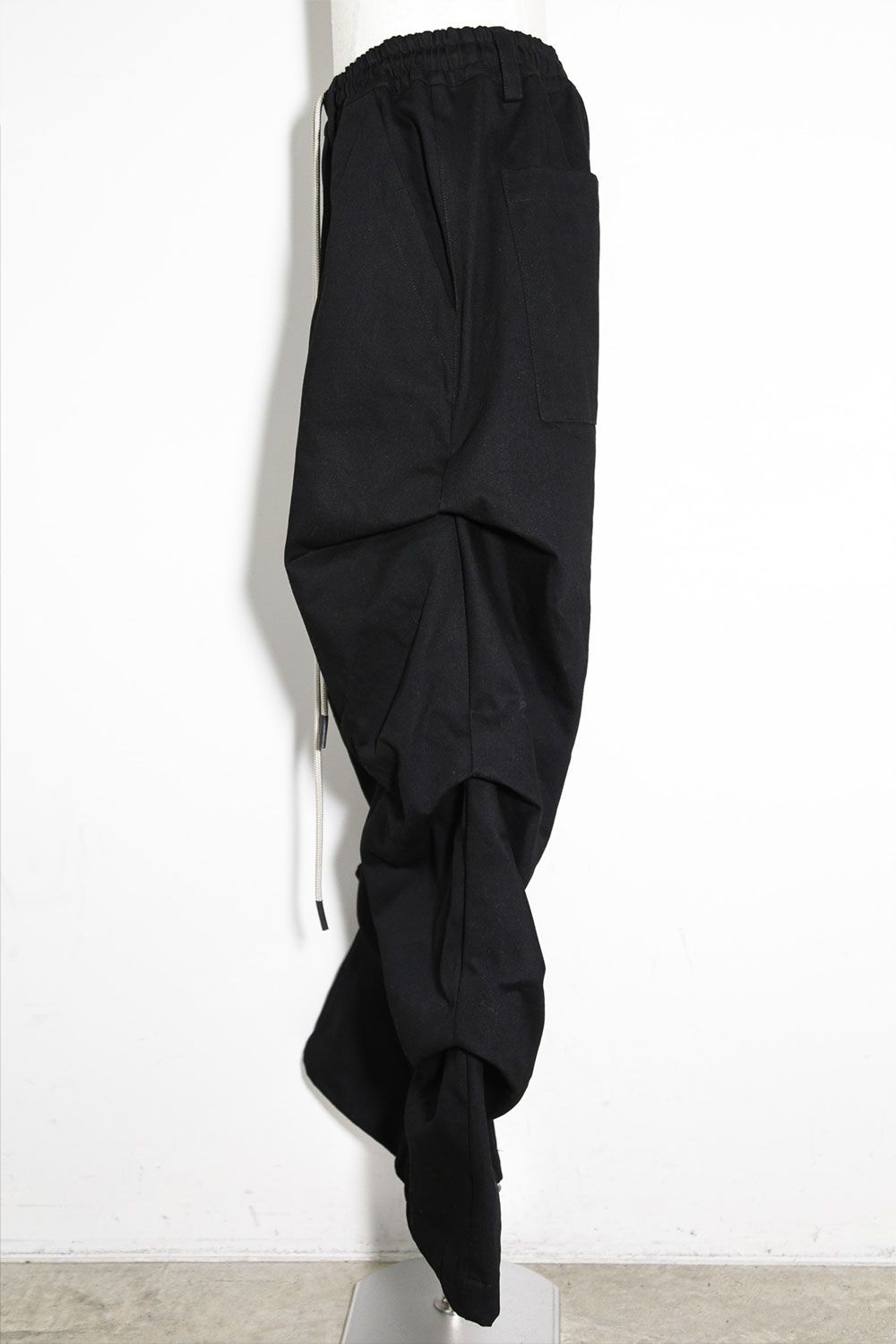 デニムタックワイドパンツ / Denim Tuck Wide Pants / ブラック