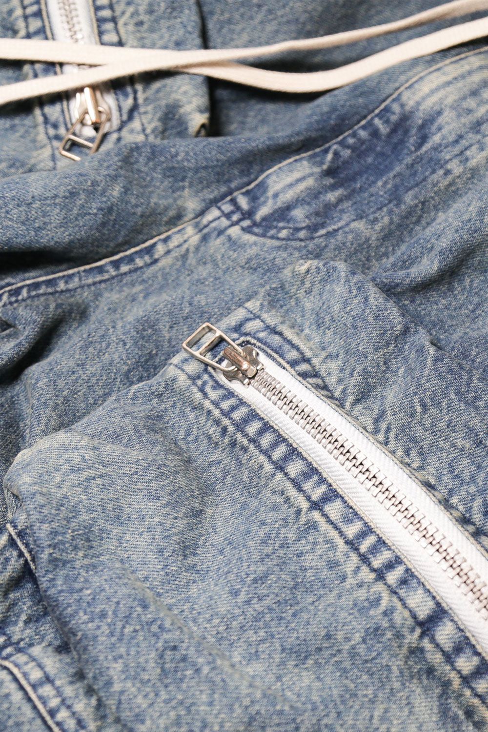 デニム"モンスタータック"フレアバギーパンツ / Denim Tuck Flare Baggy Pants / インディゴ / ag-10031-1