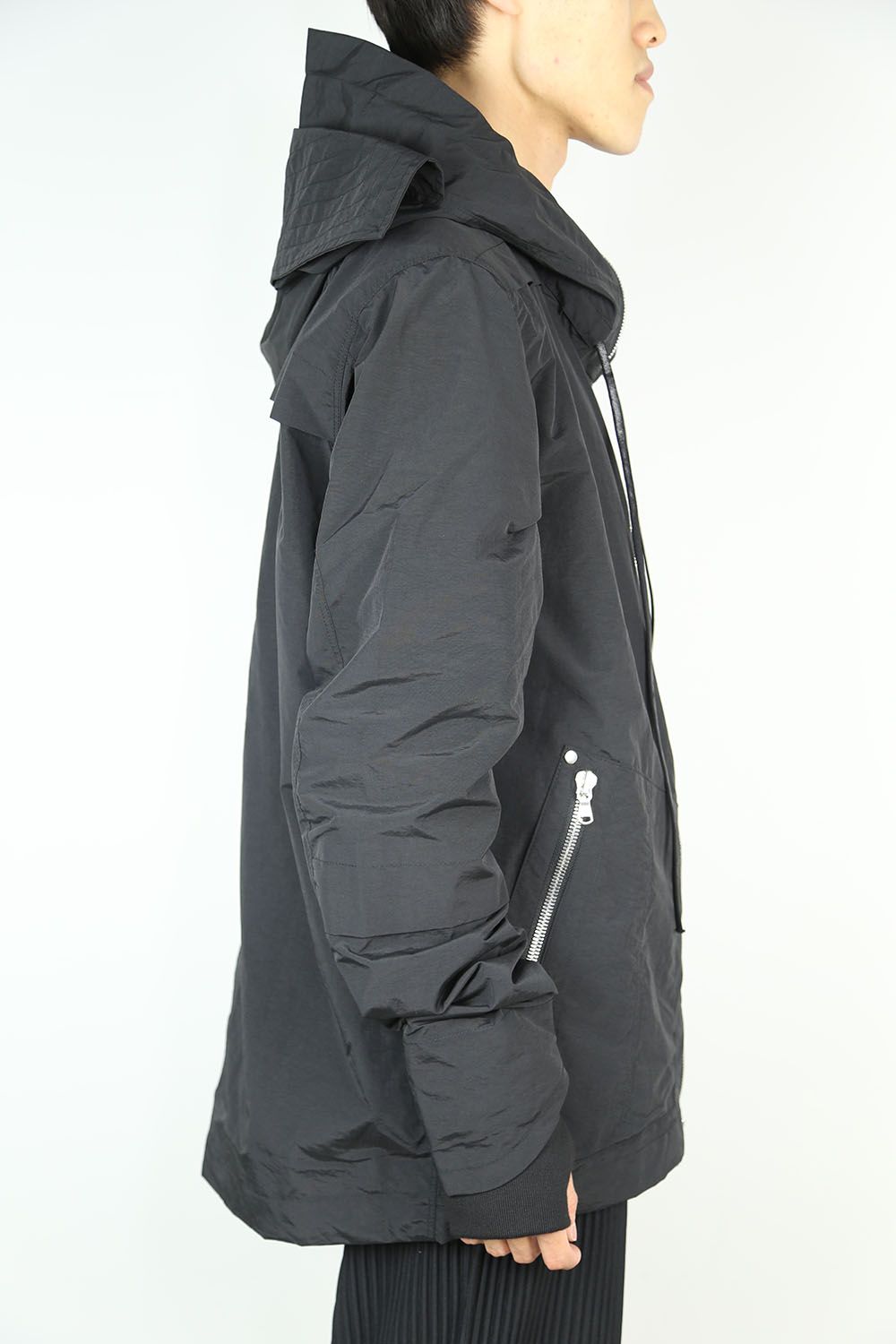 Nylon Hoodie Blouson / ブラック