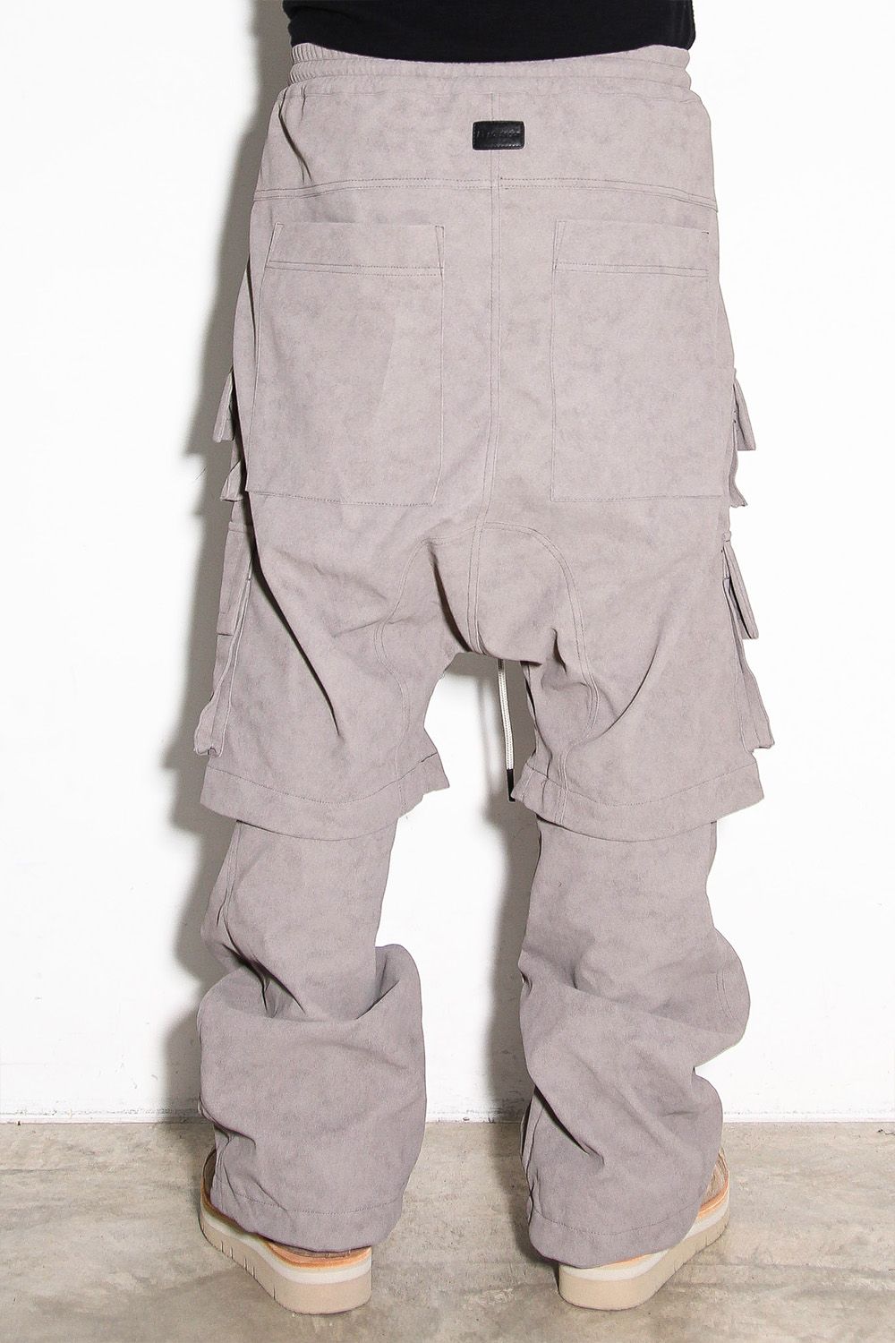 レイヤードブーツカットパンツ / LAYEDER BOOTS CUT / グレー / ag-12009