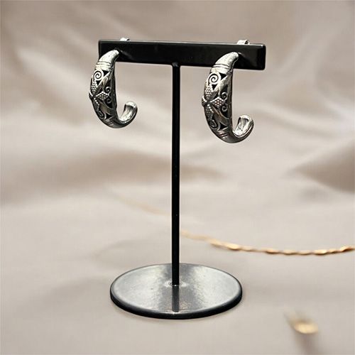 Garden Shadows Half Hoop Earrings / GA024