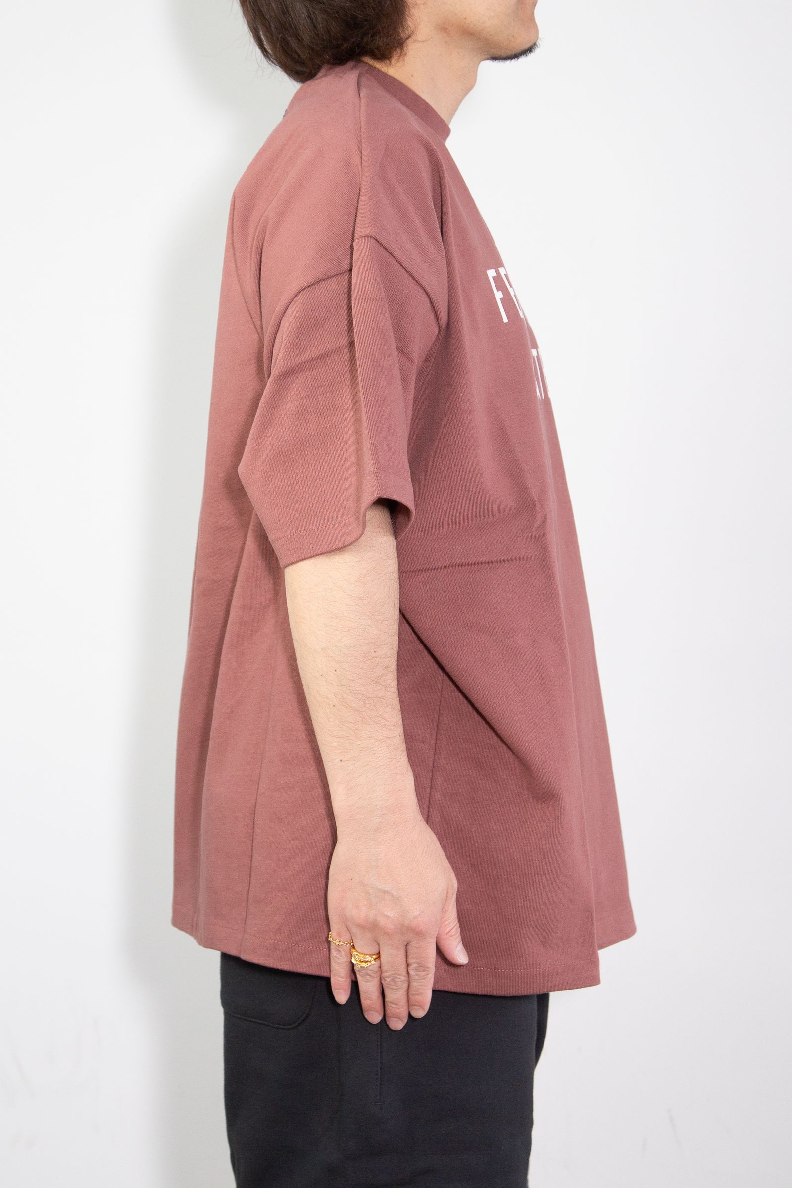 24FW HEAVY WEIGHT SS TEE / クリムゾン