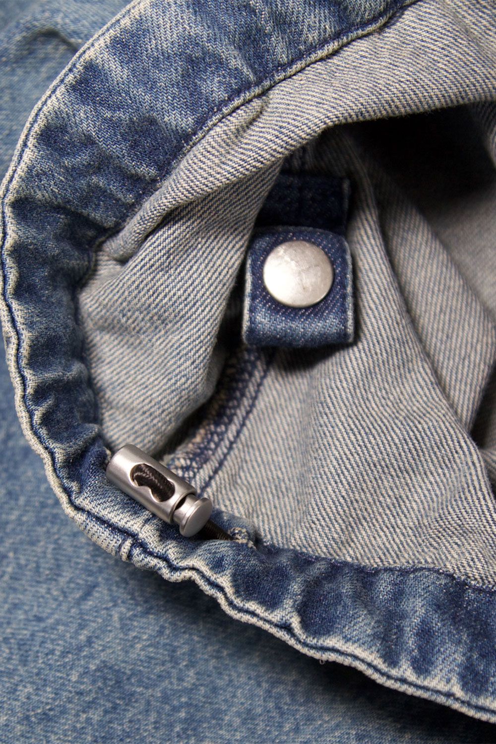 デニムカーゴタックバギーパンツ / Denim Cargo Tuck Baggy Pants / ブルー / ag-11018-3
