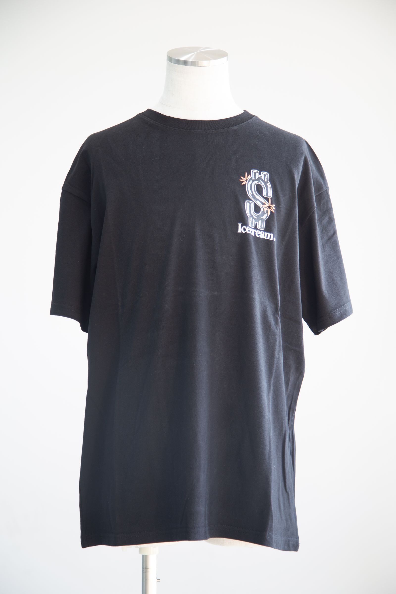 【ICECREAM】 WEALTH T-SHIRT / ブラック
