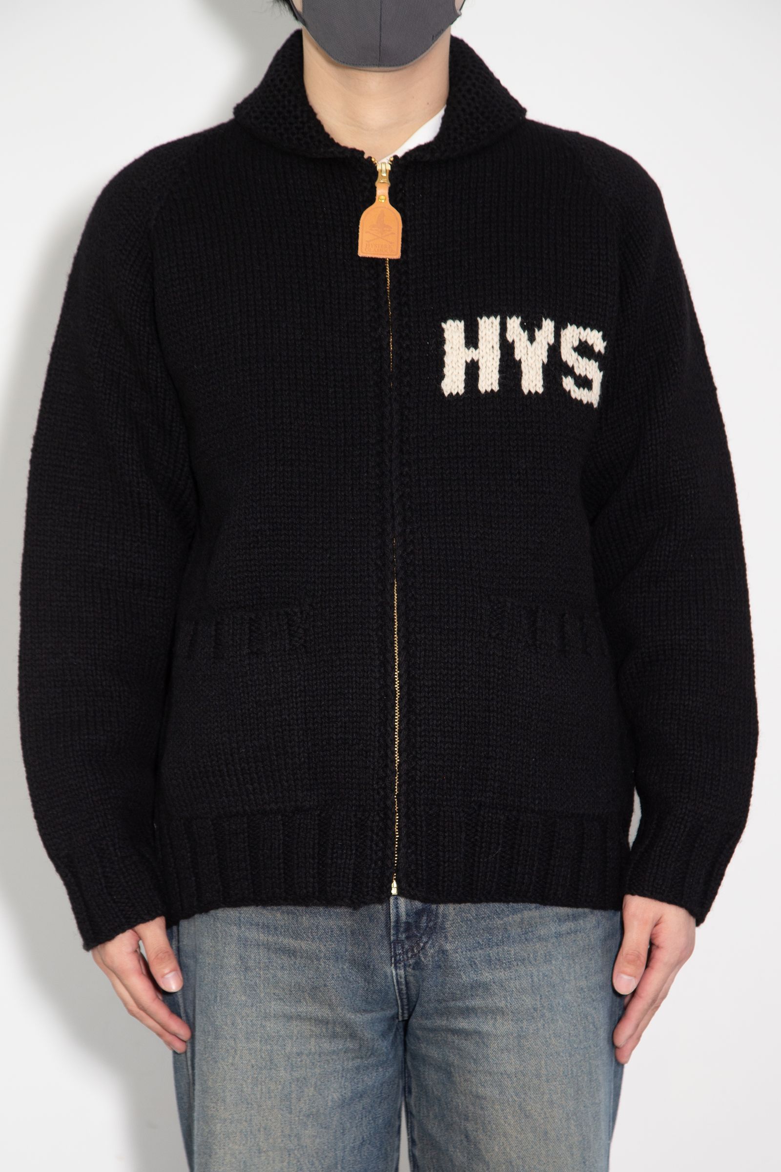 VIXEN GIRL編込 カウチン / ブラック