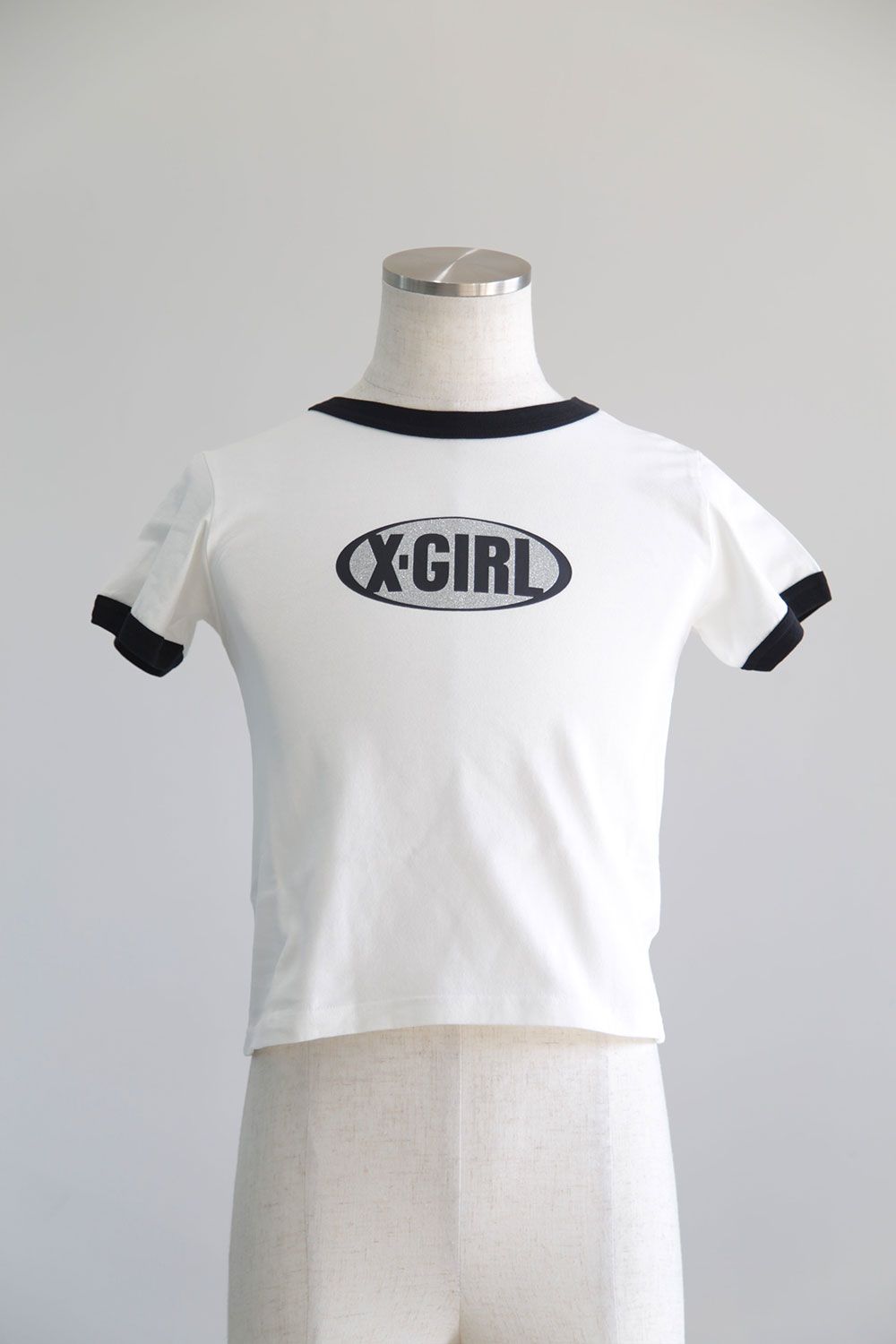 新品 HTH glitter logo tee ホワイト