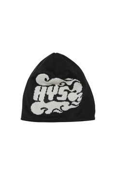 [購入は1人1点まで] FLAME LOGO SHORT ビーニー / ブラック