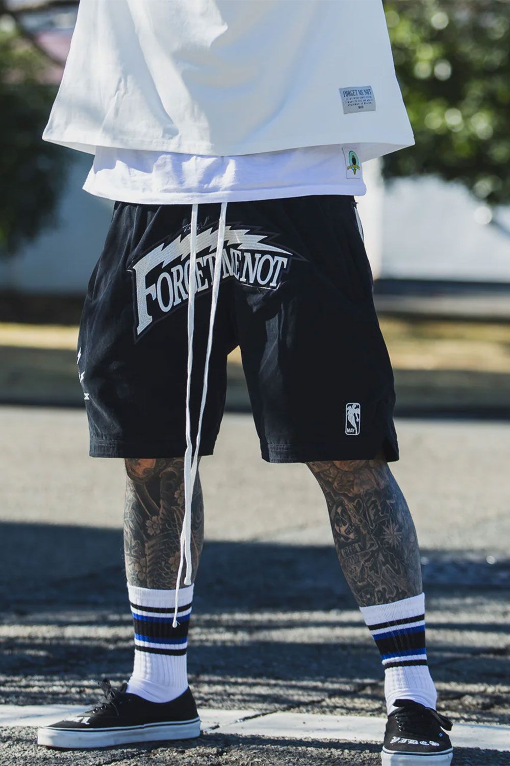 MAYO - Forget Me Not Thunder Embroidery Shorts / ブラック | Tempt