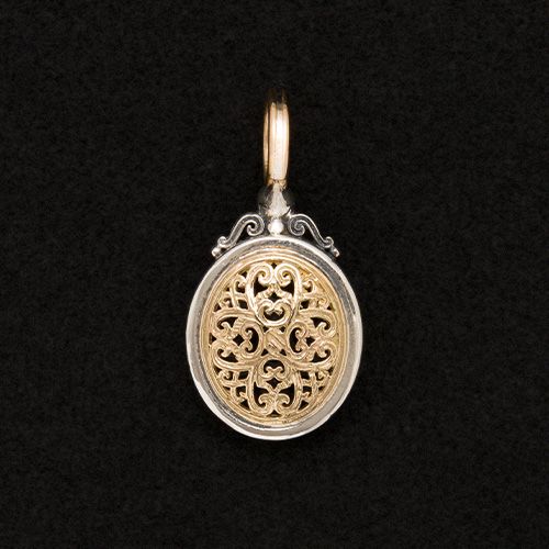 Mediterranean Small Oval Pendant / GP041