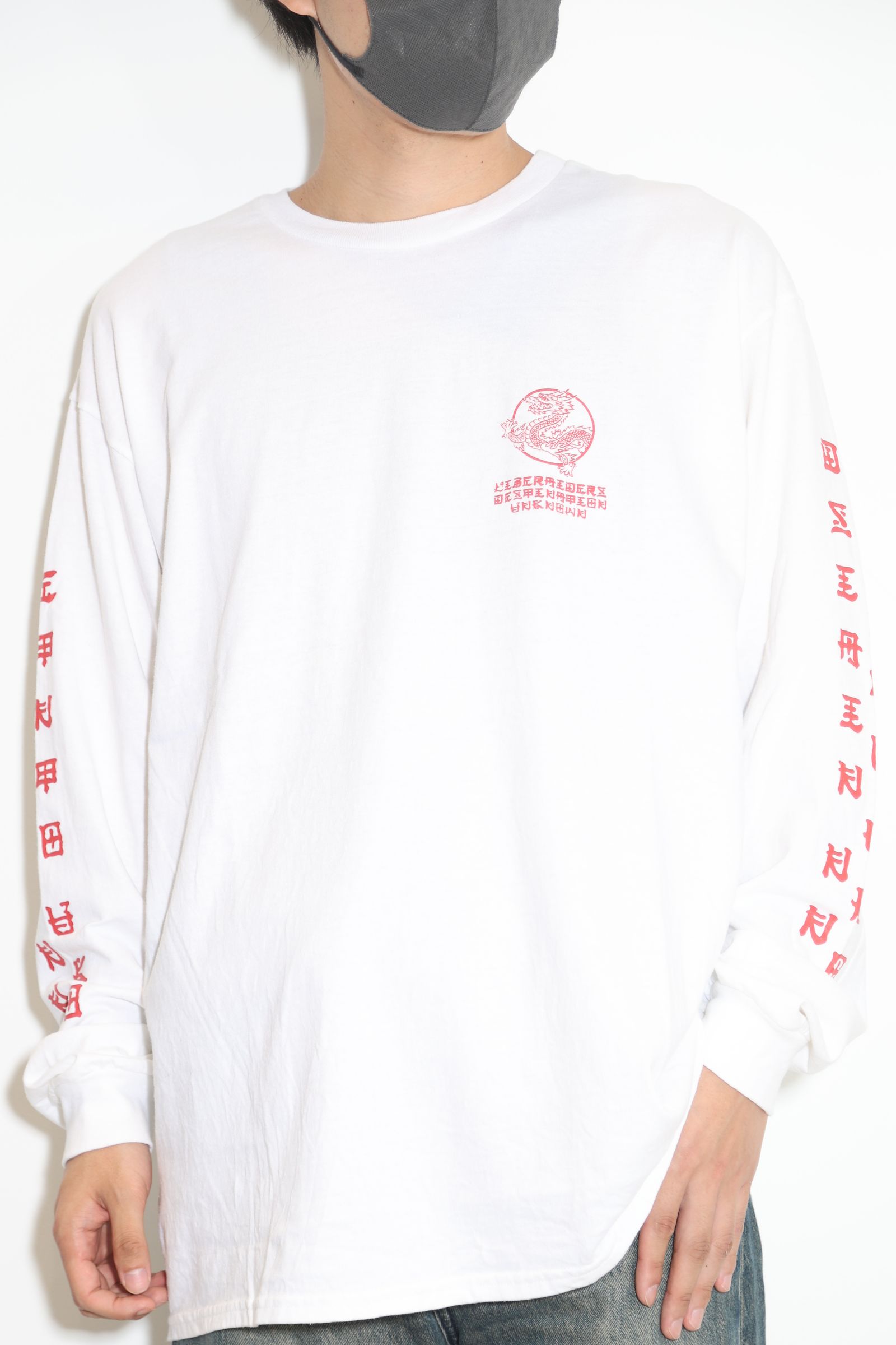 DRAGON L/S TEE / ホワイト