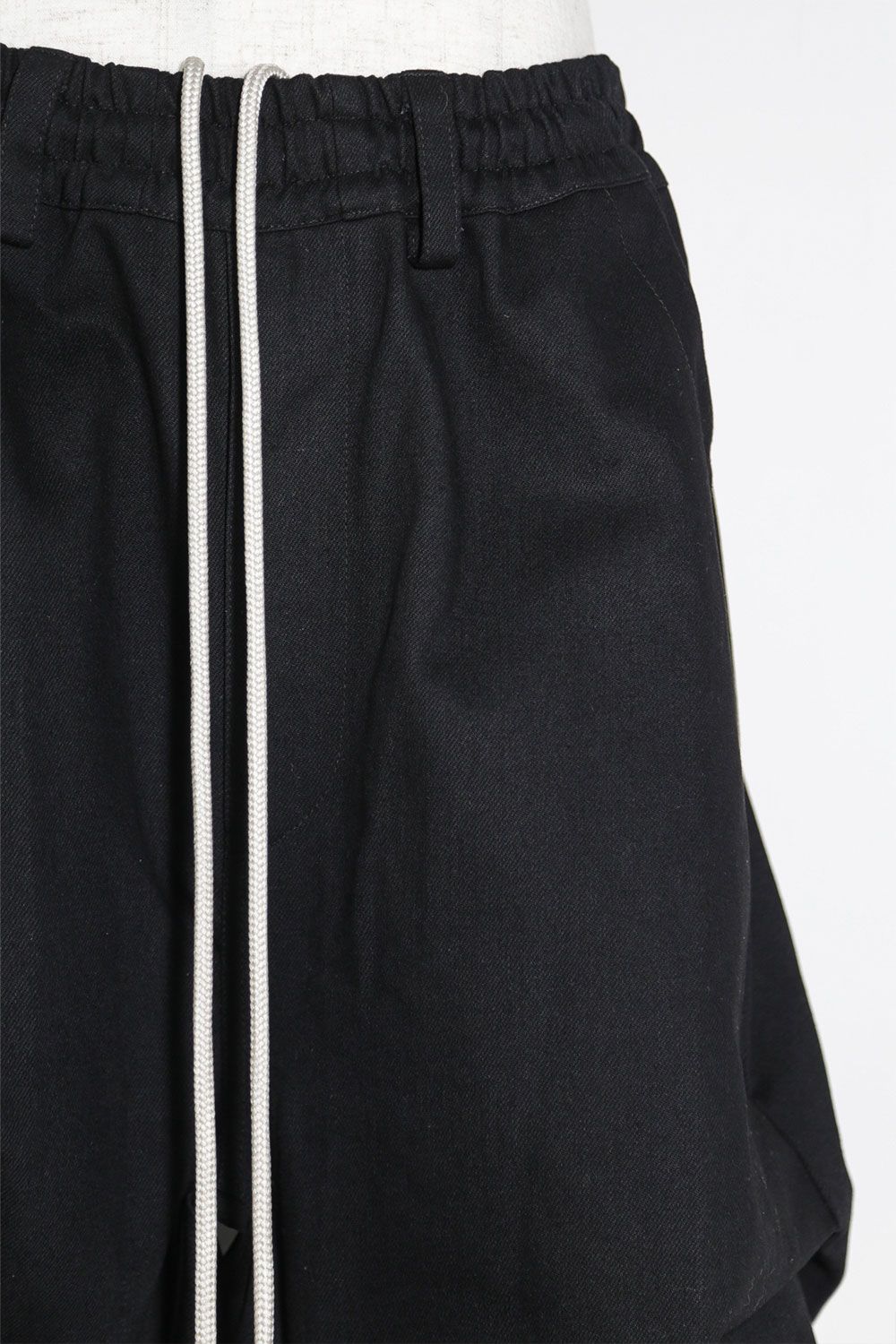 デニムタックワイドパンツ / Denim Tuck Wide Pants / ブラック