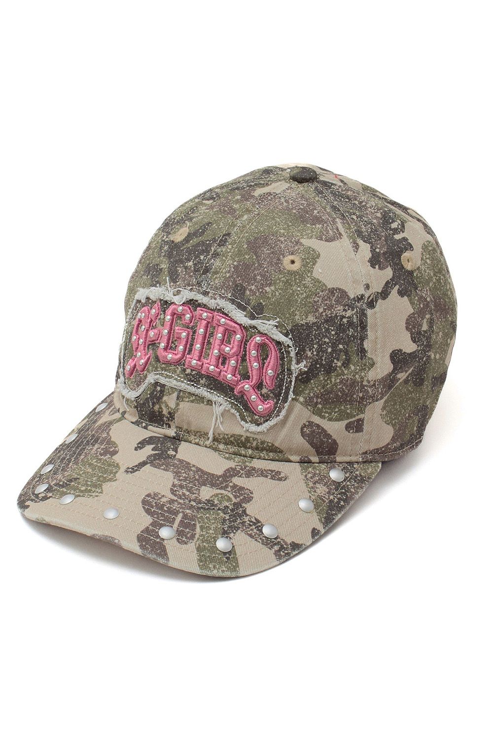 STUDDED LOGO PATCH 6PANEL CAP