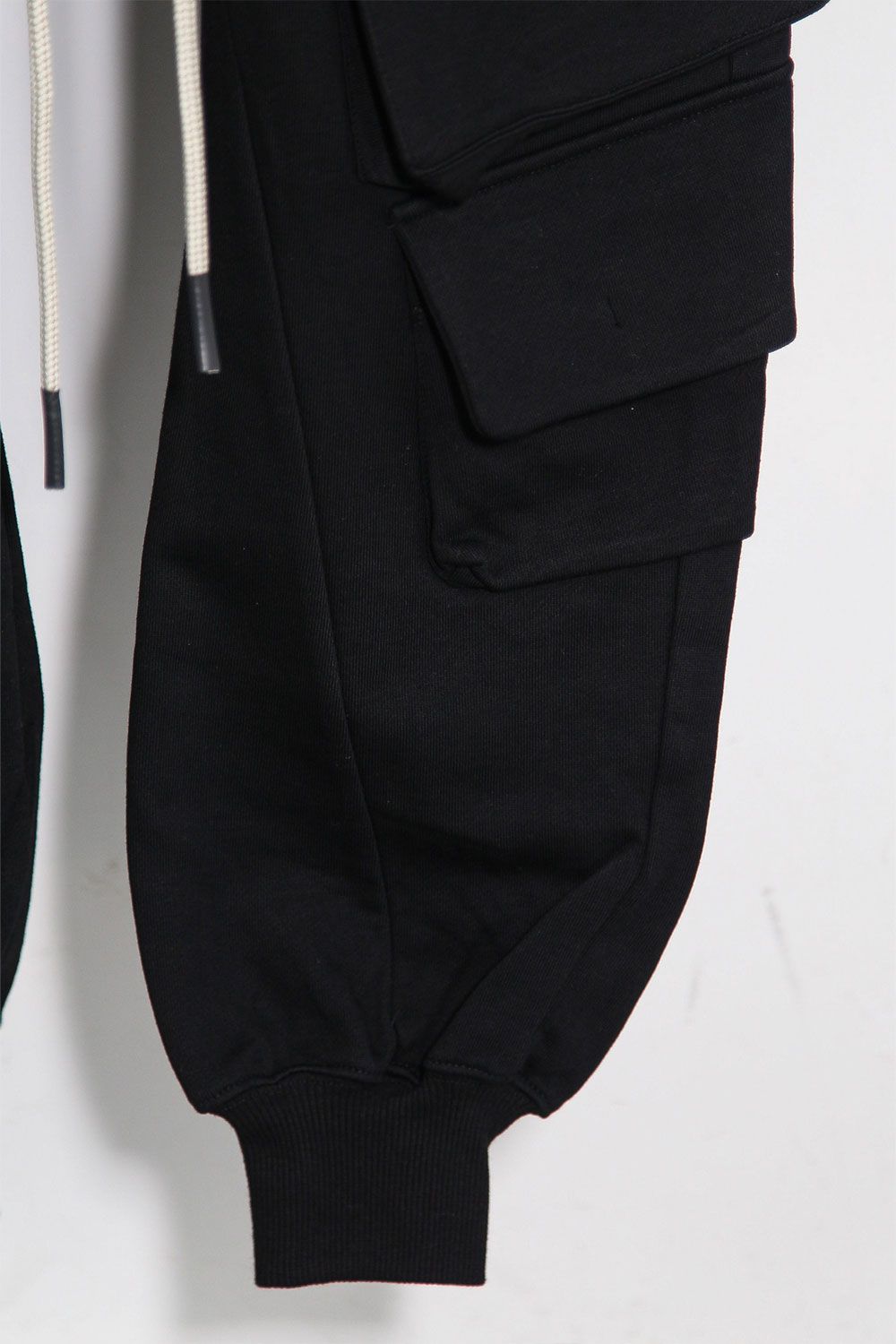 ［ラスト1点 サイズ2］ミリタリーサルエルスウェットパンツ / Sweat Military Sarouel / ブラック / ag-10045