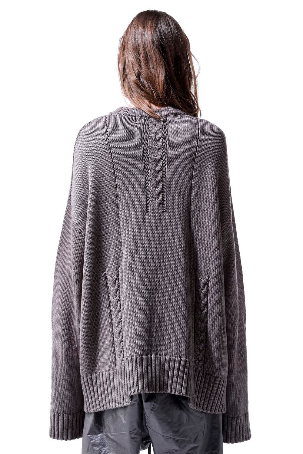 ローゲージニットプルオーバー / Low Gauge Knit Pullover / グレー