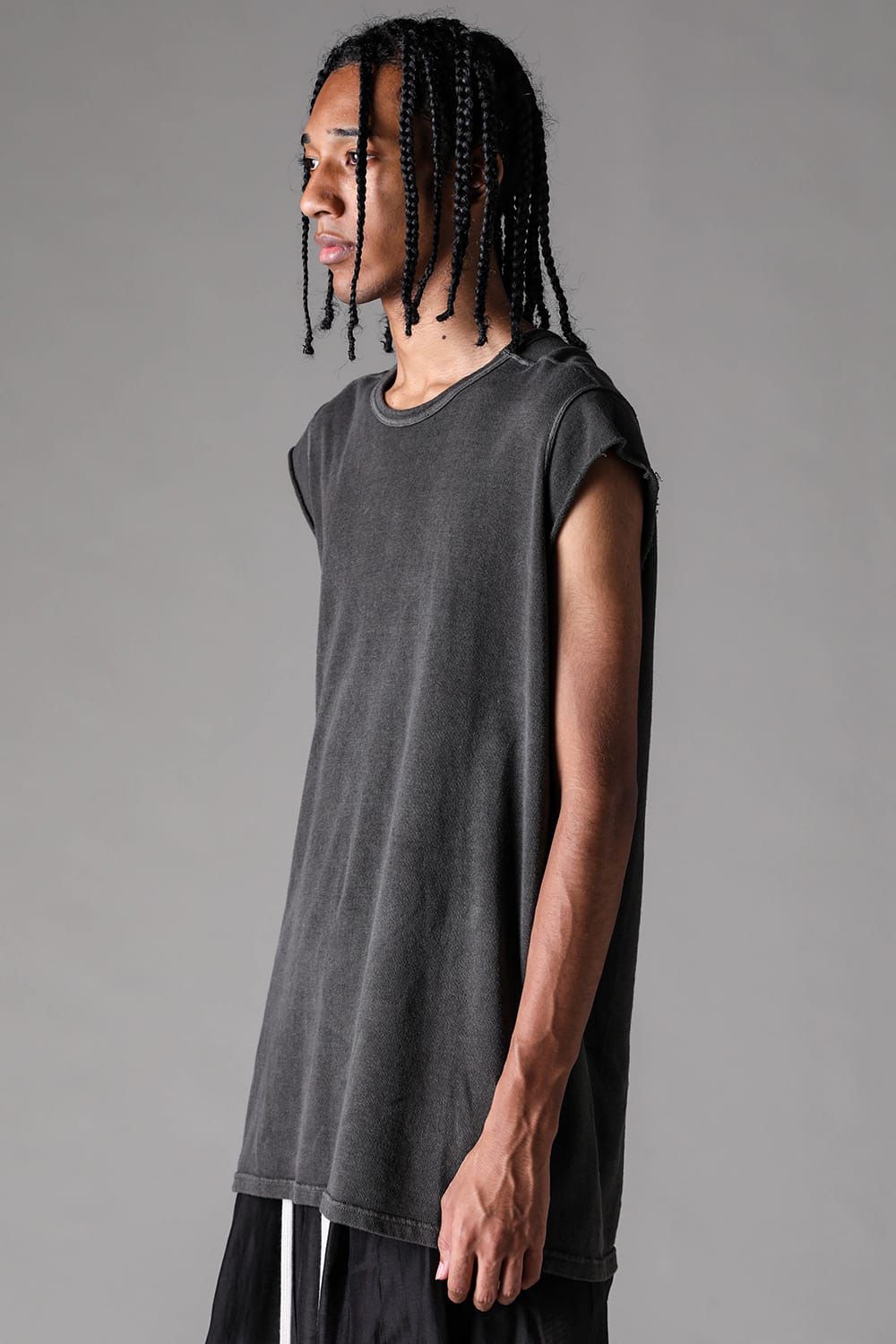 Sumi Dyed Side Slit Shorts