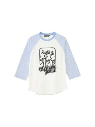 HYSTERIC GLAMOUR - HYSTERIC JEANS 七分袖Tシャツ / ブラック | Tempt