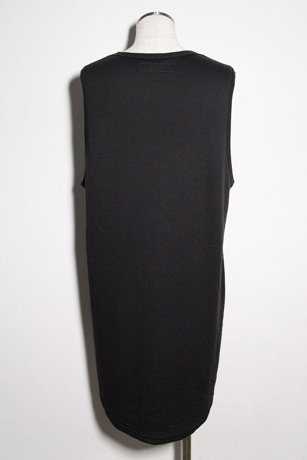 [ラスト1点 サイズ3] Double Gauze Long Tank Top / ダークグレー