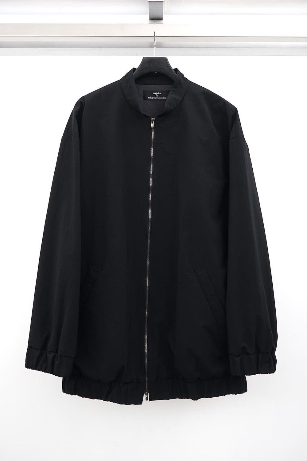 Water-repellent Oversized Zip-Up Blouson