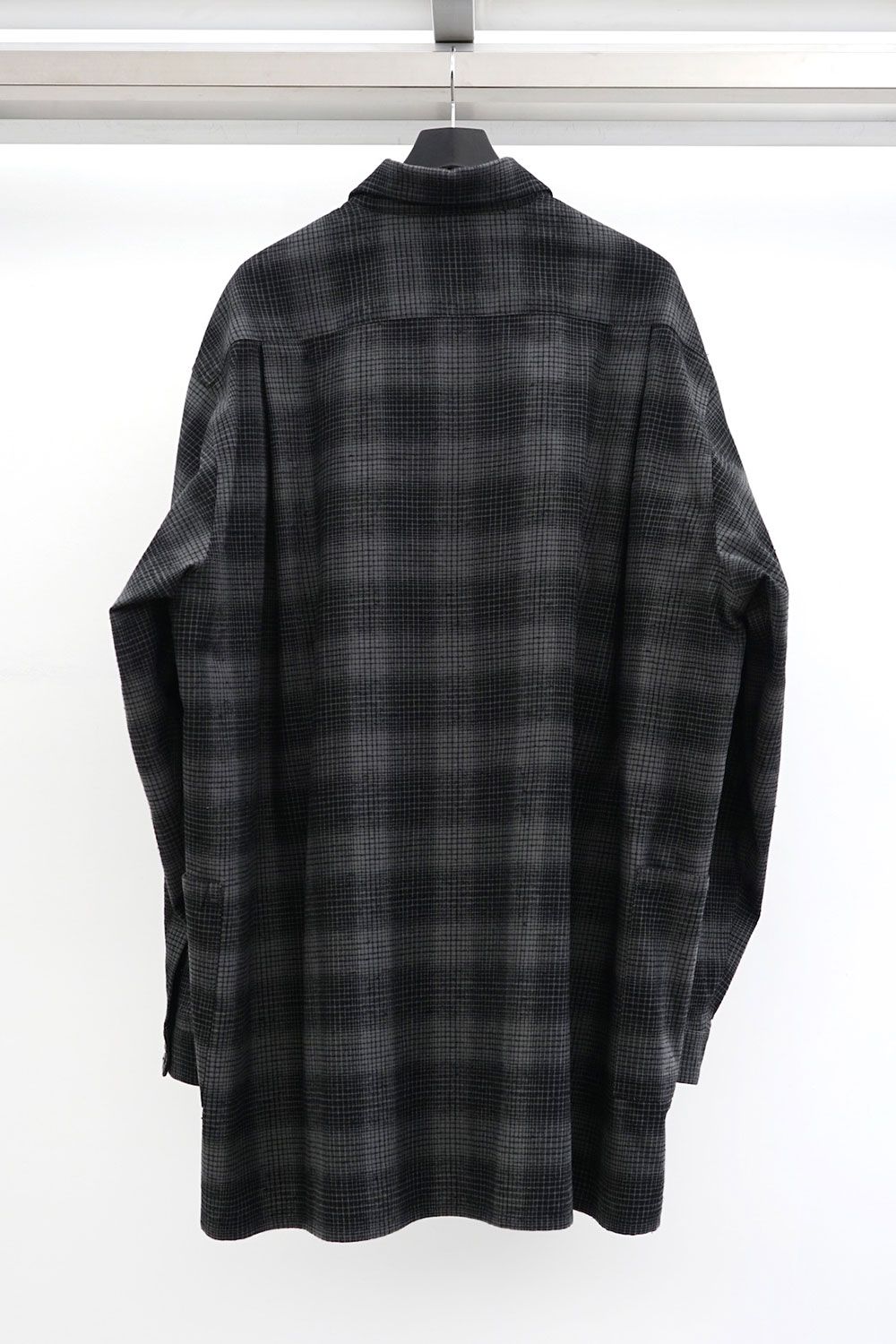 oversized check shirt