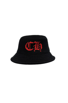 【新品未使用】CH ロゴ カシミヤ バケットハット