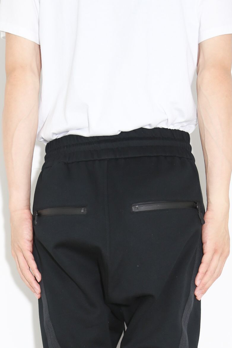 LINE JERSEY PANTS / ブラック