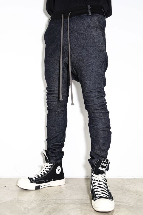 ストレッチデニムサルエルスキニー / STRETCH DENIM SAROUEL SKINNY / ブルー / ag-1622-1