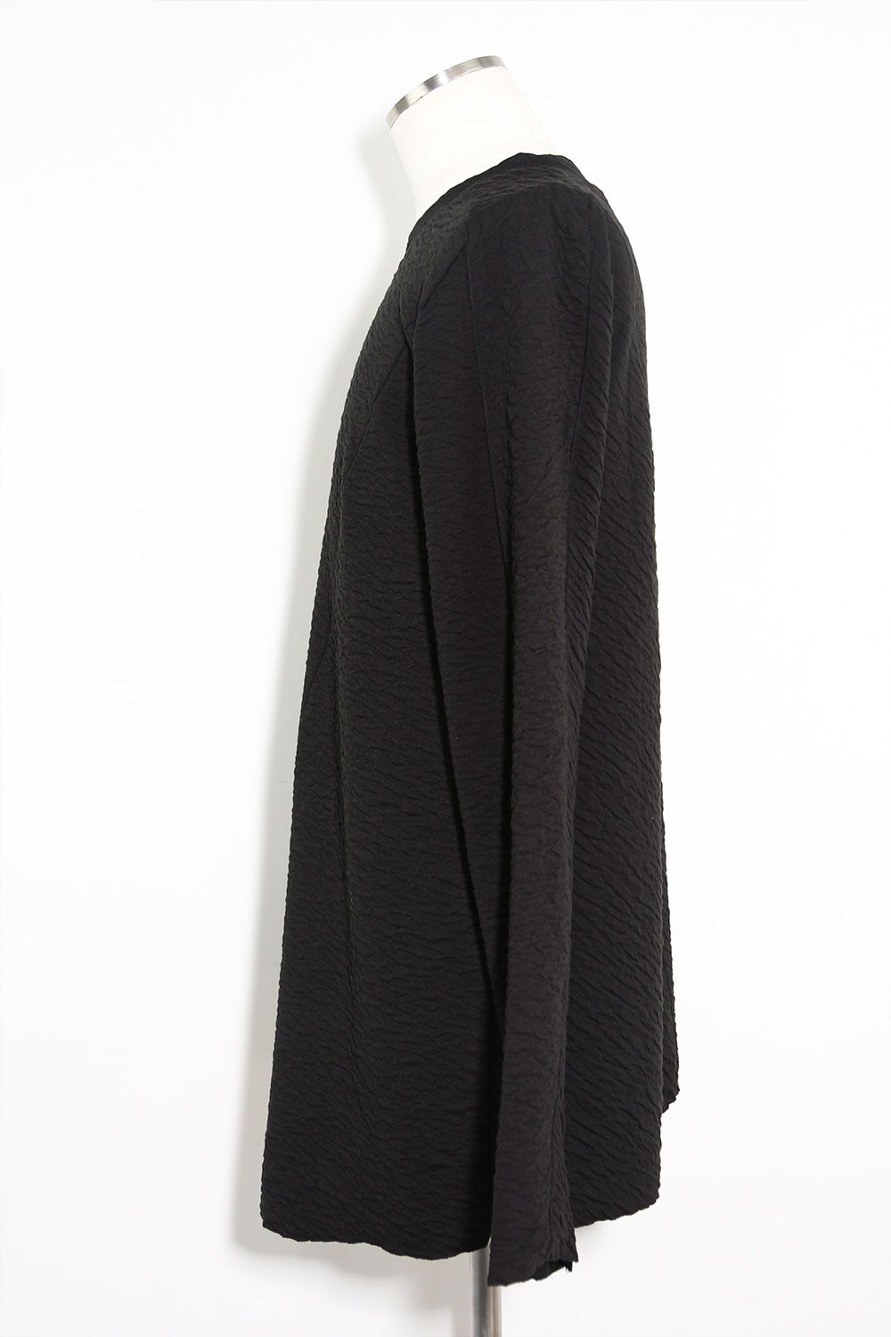 LONG SLEEVE T-SHIRT 223-301 / シボ加工ロングスリーブTee / ブラック