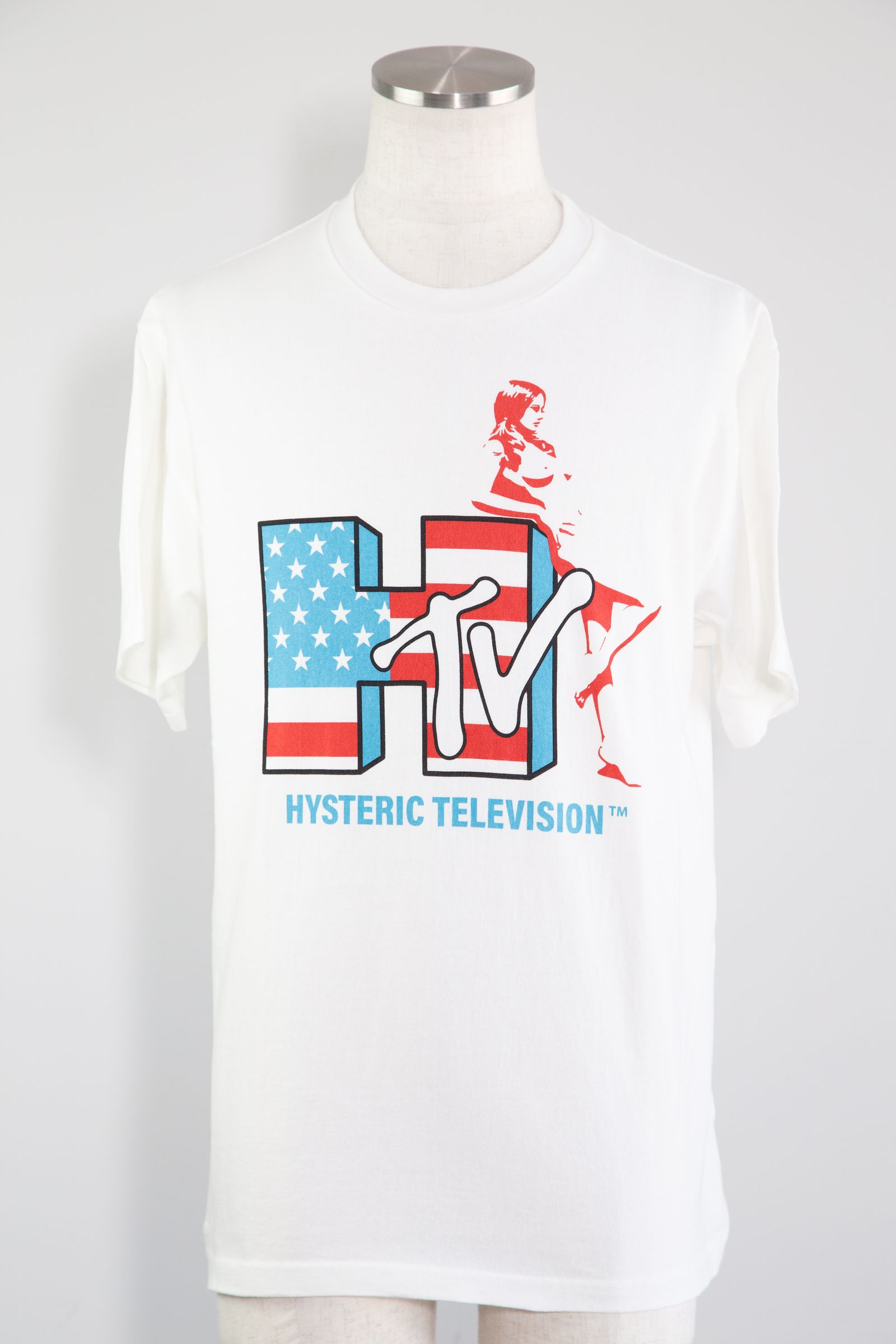 【HYSTERIC GLAMOUR】HYSTERIC TELEVISION Tシャツ BLACK HYSTERIC TELEVISION Tシャツ（Tシャツ/カットソー）｜HYSTERIC
