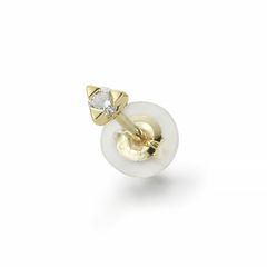 K18 Triangle Dia Pierce