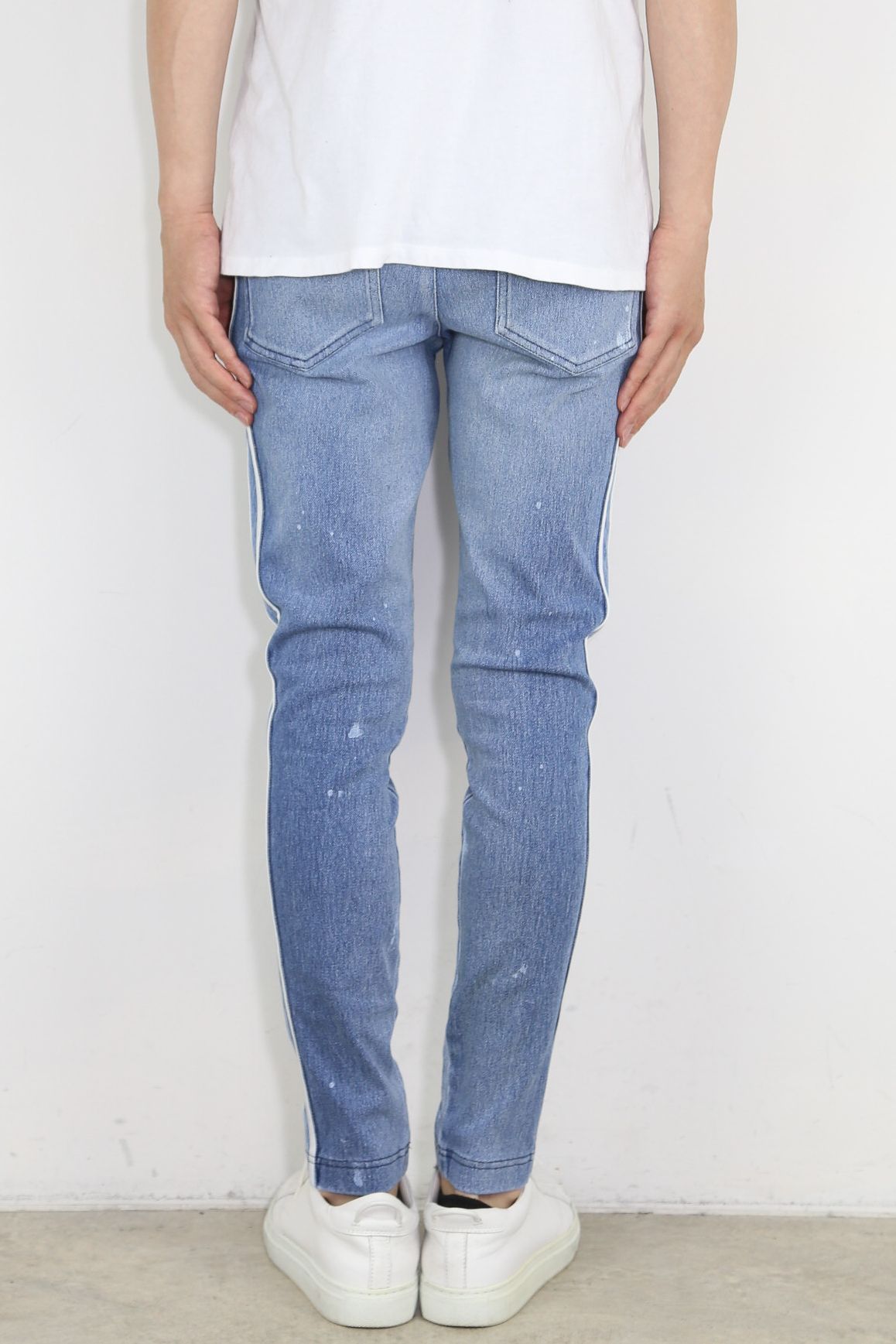 【人気継続商品】EX denim jersey BLINDLINE PT / ライトインディゴ