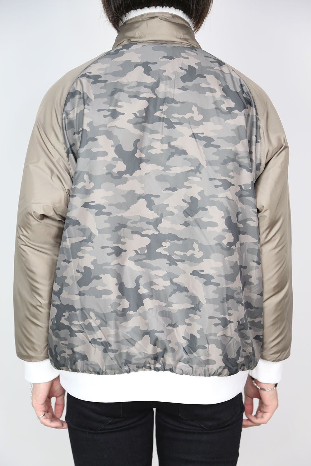 [ラスト1点 サイズ3] REVERSIBLE BOA BLOUSON / ホワイト