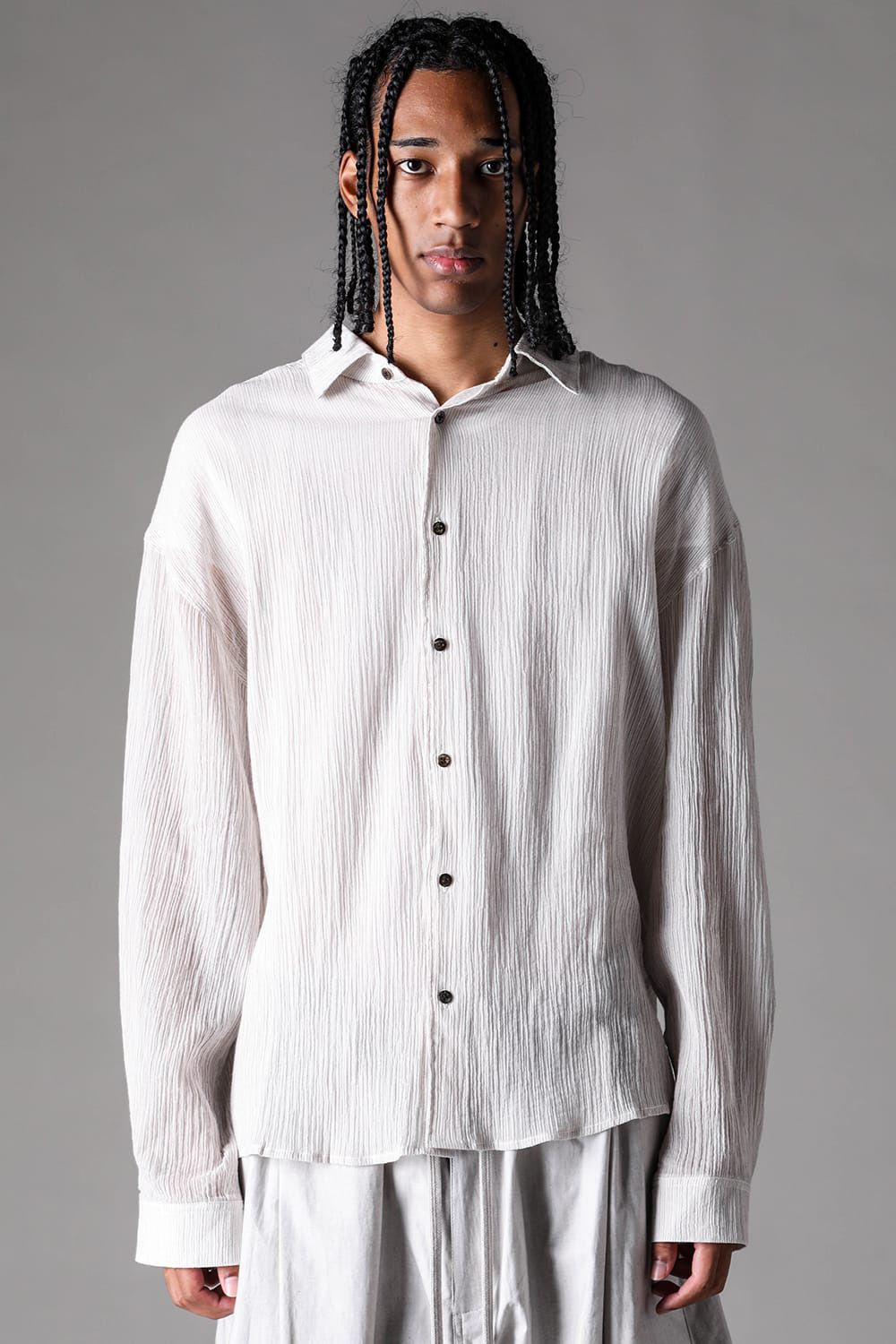Stripe Back Button Shirts