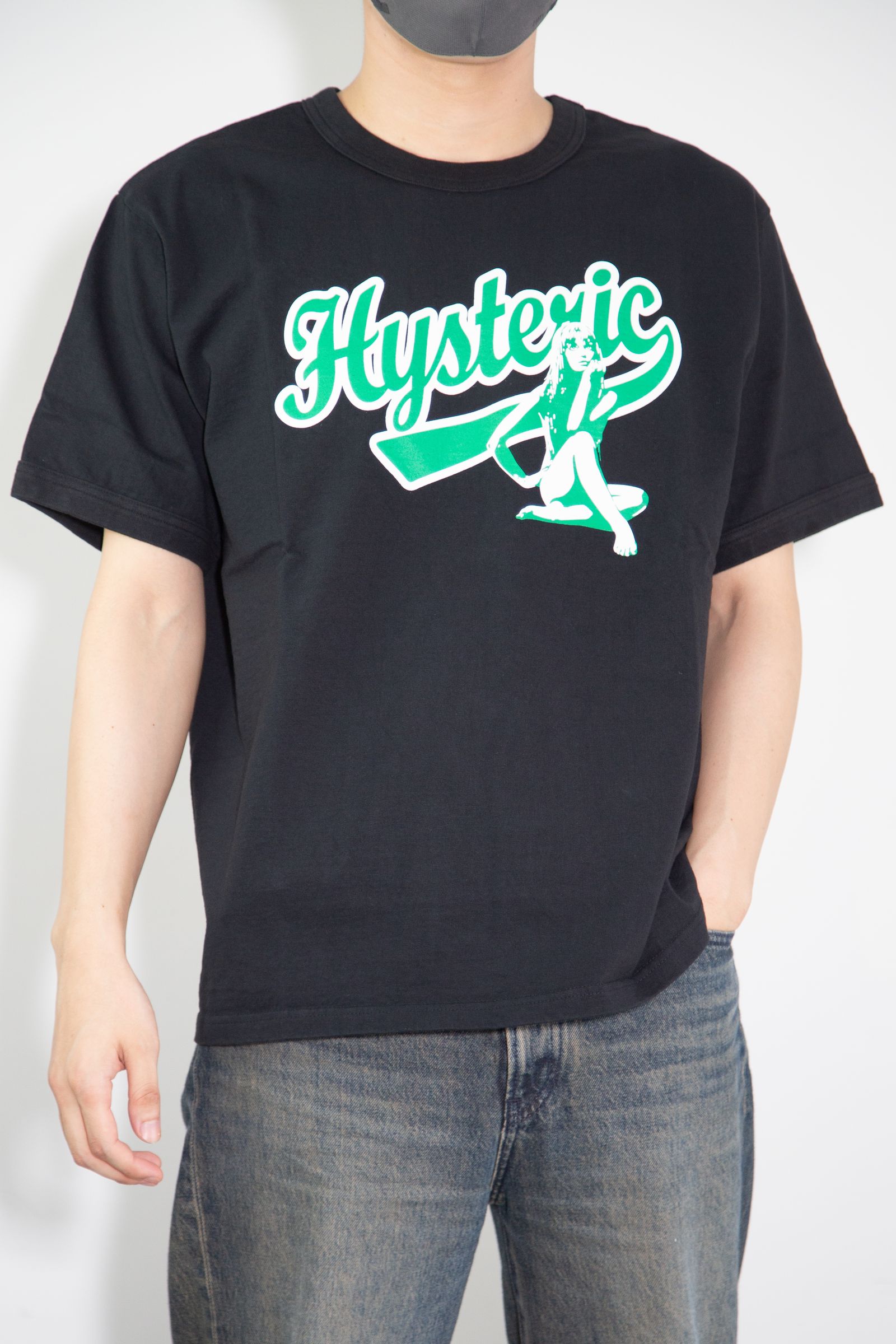 HYSTERIC LEAGUE Tシャツ / ブラック