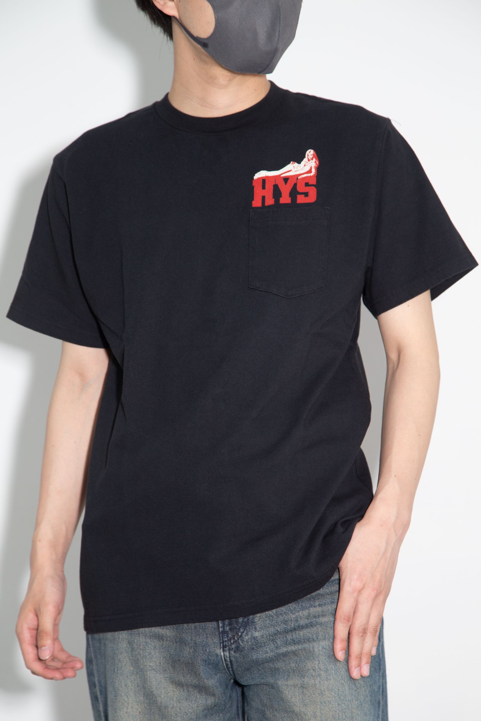 I WANT MORE HYS Tシャツ / ブラック